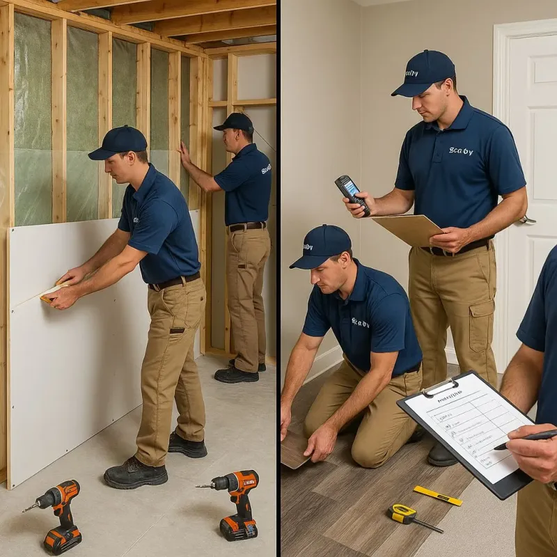 Repairs and Reconstruction process in Sturgeon Bay, WI